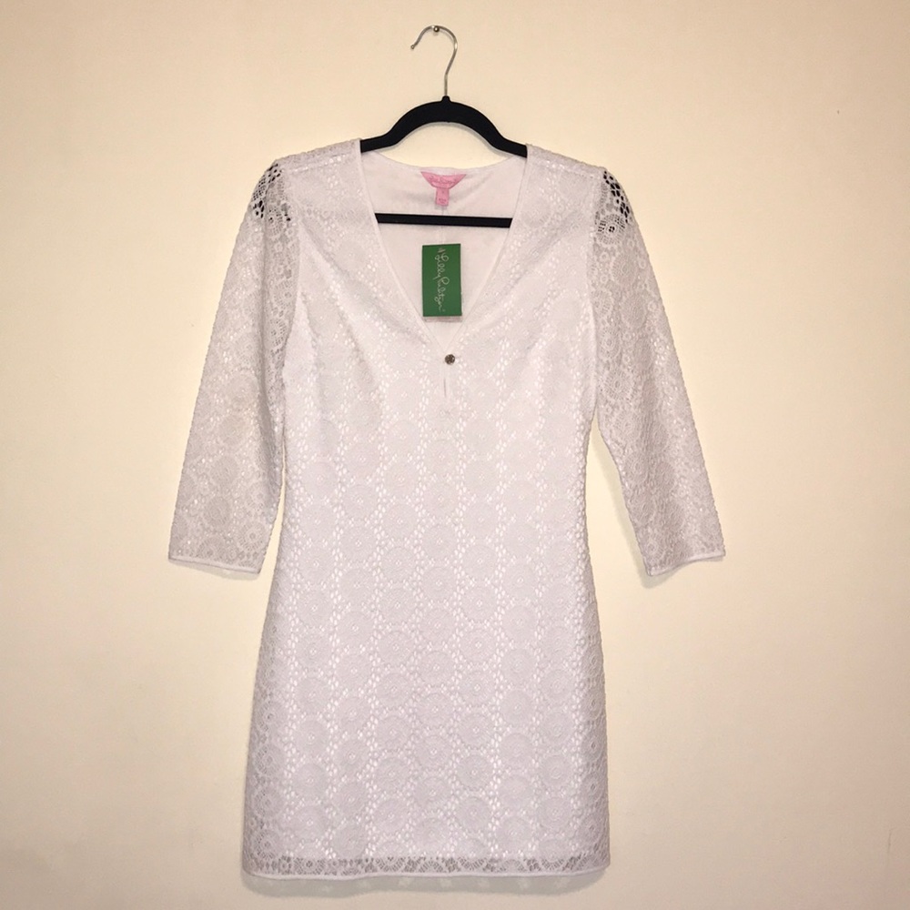 NWT Lilly Pulitzer Small White Lamora Dress